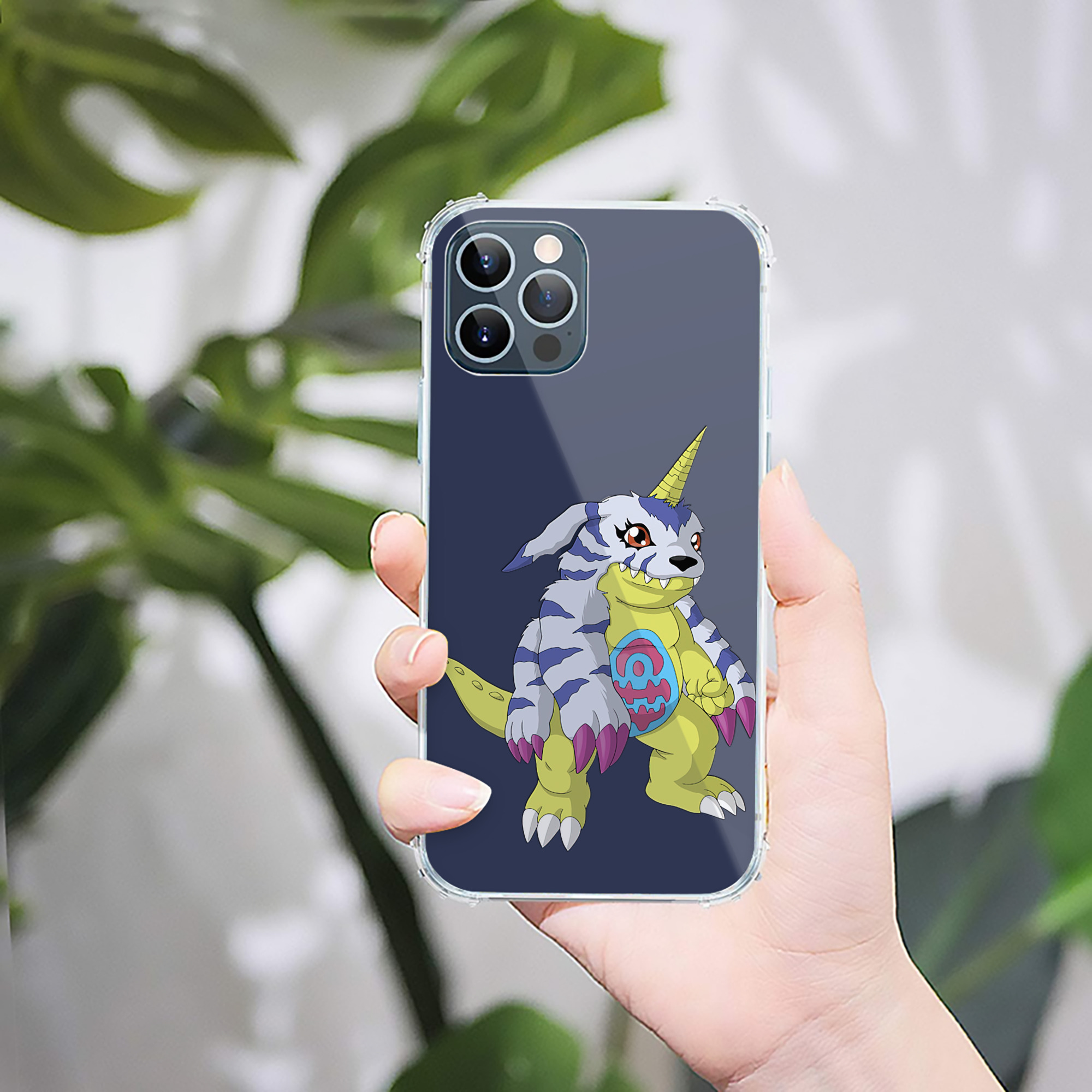 （画像用） Digimon デジタルモンスター/デジモン 【iPhone 12シリーズ対応】透明スマホケース（クリアソフトケース）